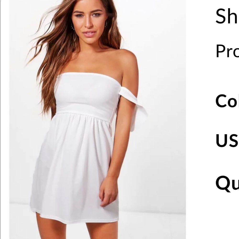 Off the shoulder dress